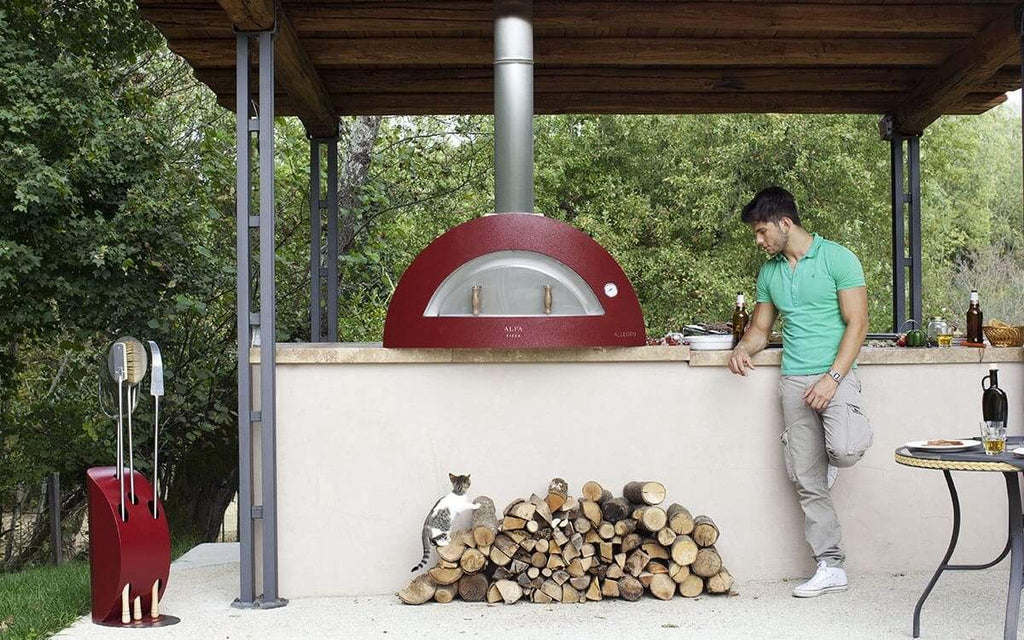 ALFA Wood Fired Oven Alfa Pizza Allegro Wood Fired Oven with Base