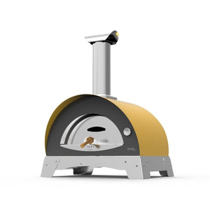ALFA Wood Fired Oven Fire Yellow / No-Attachment / No-Attachment Alfa Pizza CIAO Wood Fired Oven with Base
