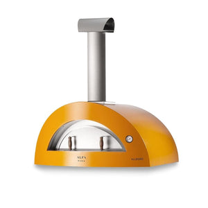 ALFA Wood Fired Oven Fire Yellow / Top Only / No-Attachment Alfa Pizza Allegro Wood Fired Oven with Base