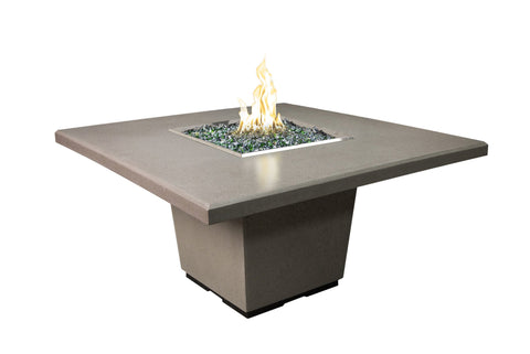 Image of American Fyre Designs Dining Firetable Cosmopolitan Square Dining Firetable