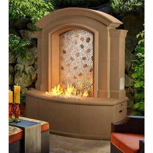 American Fyre Designs Large Firefall with Artisan Glass