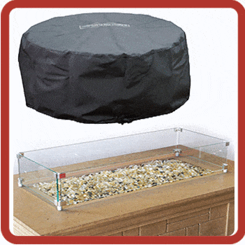 Image of American Fyre Designs Fire Pit Louvre Long Rectangle Fire Pit