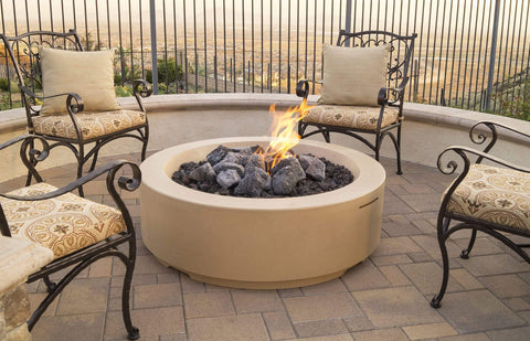 Image of American Fyre Designs Fire Pit Louvre Round Fire Pit