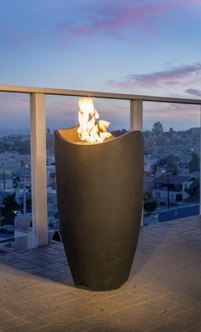 Image of American Fyre Designs Fire Urns Wave Fire Urn