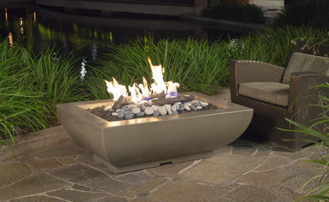 Image of American Fyre Designs Firebowls Bordeaux Rectangle Fire Bowl