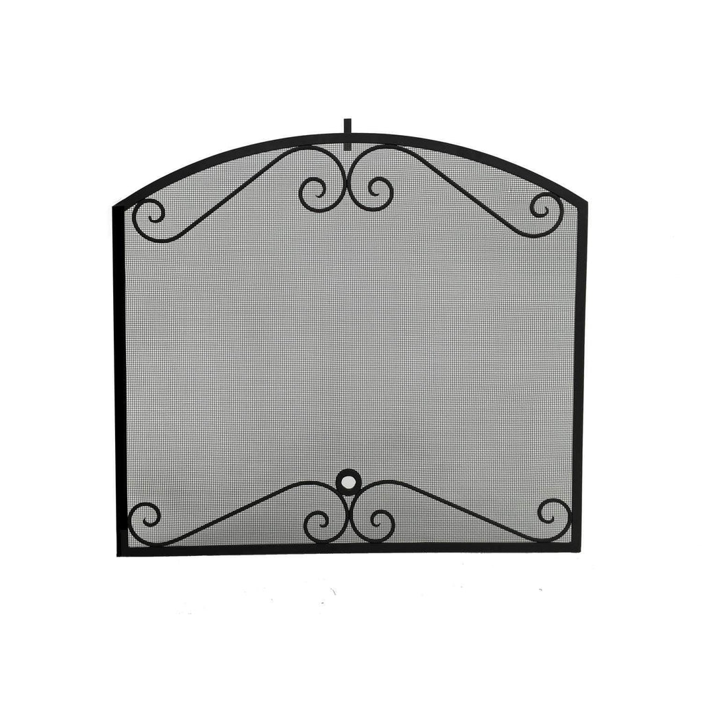 American Fyre Designs Firetable Accessories AFD - Arched Black Scroll Screen