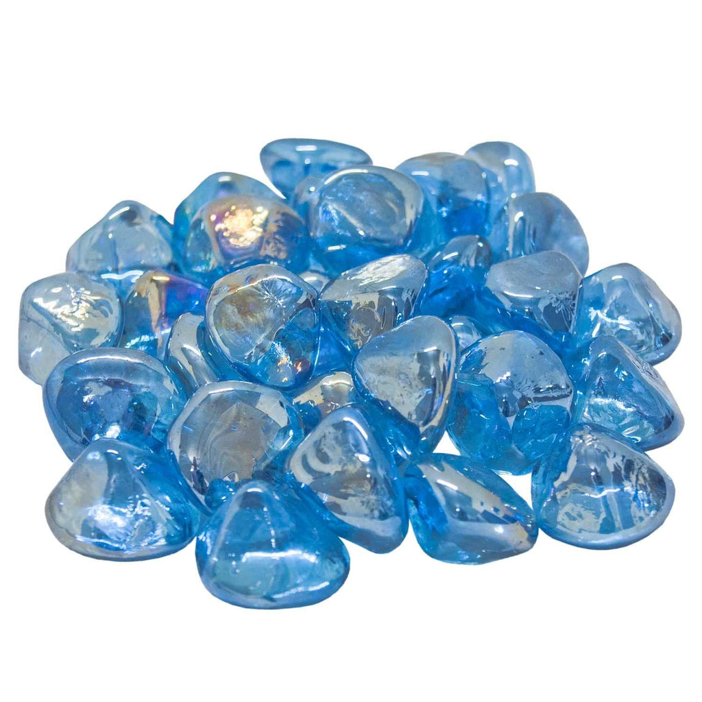 American Fyre Designs Firetable Accessories Steel Blue Diamond Nuggets