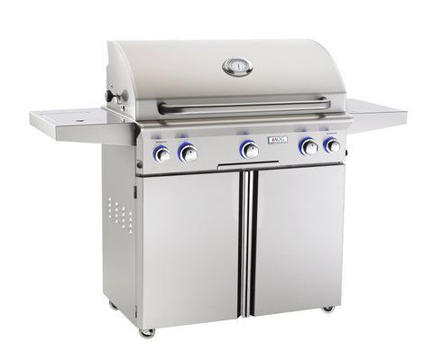 Image of AOG Free Standing Grill AOG Free Standing " L" Series 36 Inch Gas Grill On Cart