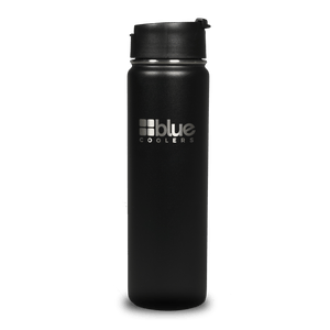 Blue Coolers Drinkware 20 oz. Steel Double-wall Vacuum Insulated Flask (Snap Top Lid)