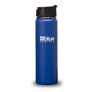 Blue Coolers Companion Cooler Blue Blue Coolers Drinkware 20 oz. Steel Double-wall Vacuum Insulated Flask (Snap Top Lid)