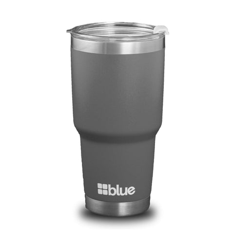 Image of Blue Coolers Companion Cooler Grey Blue Coolers Drinkware 32 oz. Steel Double-wall Vacuum Insulated Tumbler