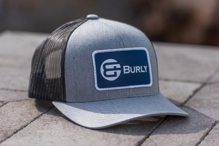 Burly Grill Accessories Heather Grey and Charcoal Burly Trucker Hat