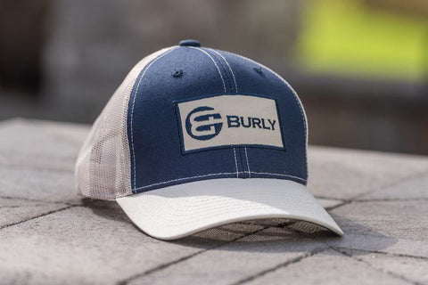 Image of Burly Grill Accessories Navy - Putty Burly Trucker Hat