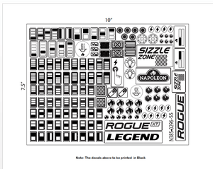 Chicago BBQ Grills N385-0296-SS Decals