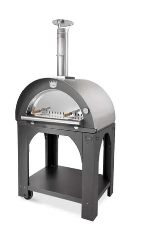Clementi Pizza Oven Clementi Pulcinella Single Chamber Wood Fired Pizza Ovens in 304 Stainless Steel