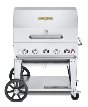 Crown Verity 36" Grill Package Crown Verity Professional Series 36" Mobile Grill - Dome Pkg