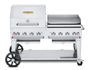 Crown Verity 60" Grill Package Crown Verity Professional Series 60" Mobile Grill - Dome & Griddle Pkg