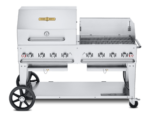 Crown Verity 60" Grill Package Crown Verity Professional Series 60" Rental Grill - Dome & Windguard Pkg