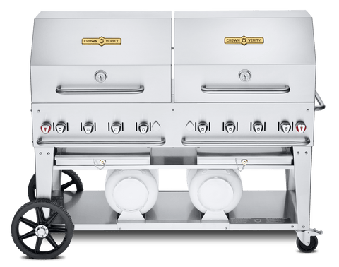 Crown Verity 60" Grill Package Liquid Propane Crown Verity Professional Series 60" Club Series Grill- Dome Pkg