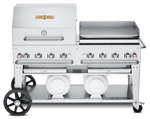 Crown Verity 60" Grill Package Liquid Propane Crown Verity Professional Series 60" Club Series Grill- Dome & Pro Griddle Pkg