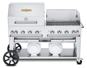 Crown Verity 60" Grill Package Liquid Propane Crown Verity Professional Series 60" Club Series Grill- Dome & Windguard Pkg
