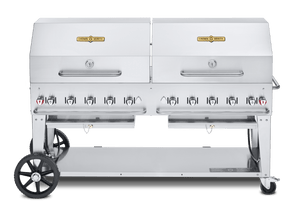 Crown Verity 72" Grill Package Crown Verity Professional Series 72" Mobile Grill - Dome Pkg