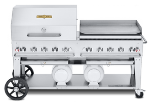 Crown Verity 72" Grill Package Liquid Propane Crown Verity Professional Series 72" Club Series Grill- Dome & Pro Griddle Pkg