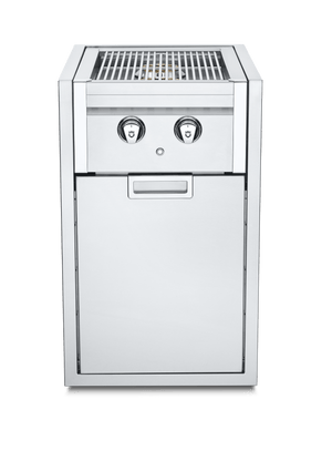 Crown Verity Infinite Series Small Built-In Cabinet with Dual Side Burner & Propane Holder