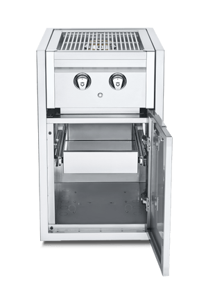 Crown Verity Built-In Dual Side Burner Crown Verity Infinite Series Small Cabinet with Built-In Dual Side Burner & Single Drawer