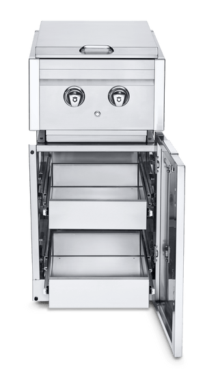 Crown Verity Cabinet Module Crown Verity Infinite Series Cabinet Module with Dual Side Burner (NG) & 2 Single Drawer