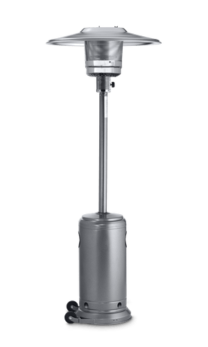 Crown Verity Heaters Crown Verity Patio heater, silver veined, propane c/w reflector