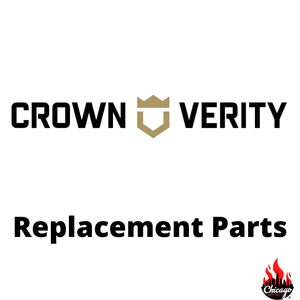 Crown Verity Replacement Parts Crown Verity Knob, burner, mcb, black - die cast