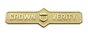 Crown Verity Replacement Parts Crown Verity Name plate,cv new logo 2016, bronze - installation kit