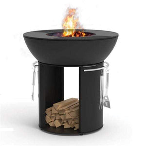 Hearthstone Wood Fire Grill None / None / None Hearthstone Cast Iron Fire Pit With Cooking Stand