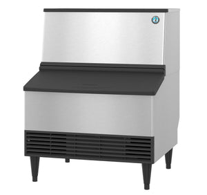 Hoshizaki KM-301BWJ, Crescent Cuber Icemaker, Water-cooled, Built in Storage Bin