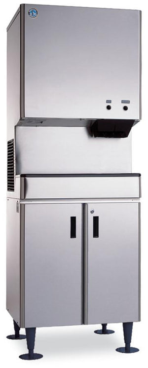 Hoshizaki Dispenser Hoshizaki DCM-300BAH-OS, Cubelet Icemaker, Air-cooled, Built in Storage Bin