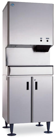 Image of Hoshizaki Dispenser Hoshizaki DCM-500BWH, Cubelet Icemaker, Water-cooled, Built in Storage Bin