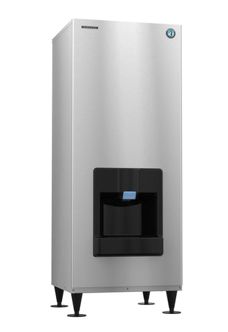 Image of Hoshizaki Dispenser Hoshizaki DKM-500BWJ, Crescent Cuber Icemaker, Water-cooled, Built in Storage Bin