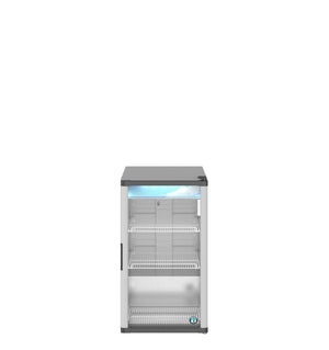 Hoshizaki Glass Door Merchandiser Hoshizaki RM-7-HC, Countertop Refrigerator, Single Section Glass Door Merchandiser