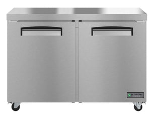 Hoshizaki Refrigerator and Freezers EUF48A EUR48A, Refrigerator, Two Section Undercounter, Stainless Doors