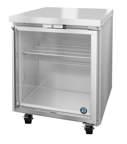Hoshizaki Refrigerator and Freezers Hoshizaki UF27A-GLP01, Freezer, Single Section Undercounter, Full Glass Door