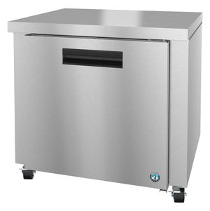 Hoshizaki UR36A-01, Refrigerator, Single Section Undercounter, Stainless Door with Lock