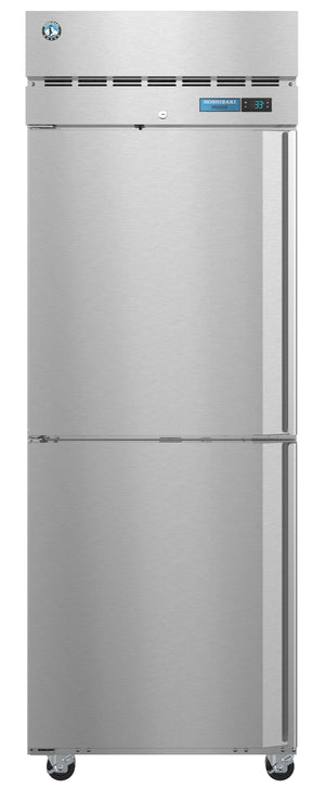 Hoshizaki F1A-HS, Freezer, Single Section Upright, Half Stainless Doors with Lock