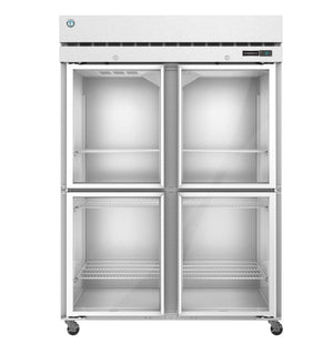 Hoshizaki Upright Refrigerators Hoshizaki R2A-HG, Refrigerator, Two Section Upright, Half Glass Doors with Lock