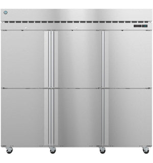 Hoshizaki Upright Refrigerators Hoshizaki R3A-HS, Refrigerator, Three Section Upright, Half Stainless Doors with Lock