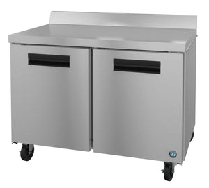 Hoshizaki WF48A-01, Freezer, Two Section Worktop, Stainless Doors with Lock