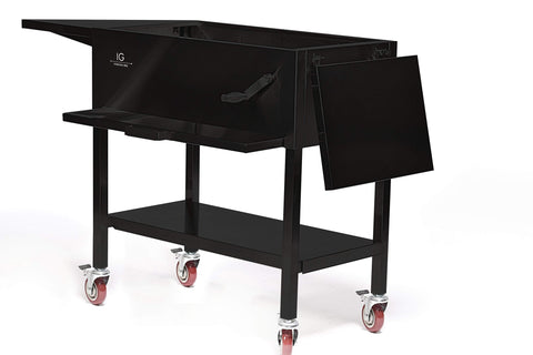 Image of IG BBQ Charcoal Grill Black IG BBQ Matte Black Edition Barbecue