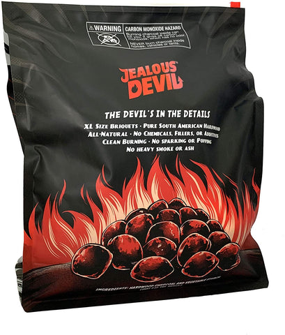 Image of Jealous Devil Charcoal Jealous Devil Maxxx XL All Natural Hardwood Charcoal Pillow Briquets, 10 lb. Bag
