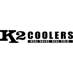 K2 Coolers Apparel & Gear Black K2 Coolers 12" Die-Cut Decal