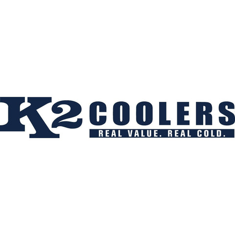 Image of K2 Coolers Apparel & Gear Navy K2 Coolers 12" Die-Cut Decal